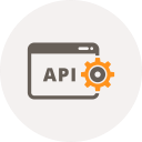 api, code, coding, gear, programming, settings, window svg vector icon