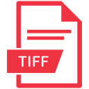 document, extension, file, tiff svg vector icon