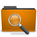 orange,folder,saved,search,find,seek icon