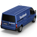 back, facebook icon