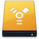 orange,firewire,drive,folder icon