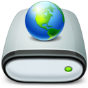 connected, drive, network icon