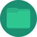 file, filemanager, folder, green, minimal icon