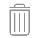 can, trash svg vector icon