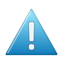 blue, warning icon
