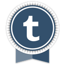 ribbon, social, tumblr icon