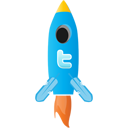 rocket,twitter,social network,social,sn icon