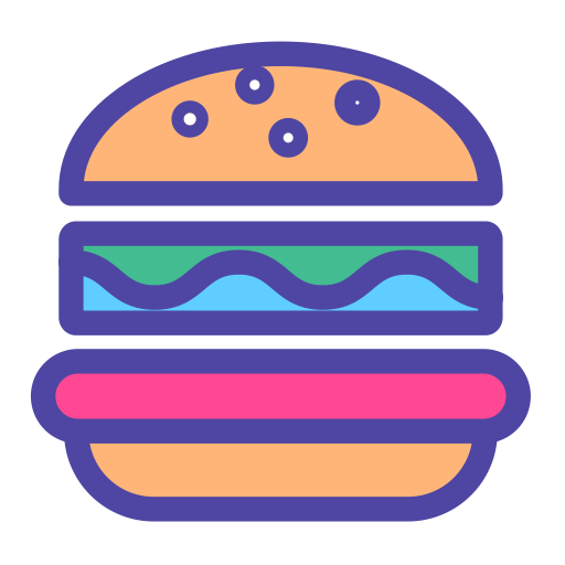 Hamburger svg vector icon