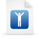 blue, document, file, paper icon