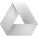 google,drive,original,light,gray icon