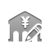 bank,yen,pencil icon