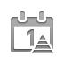 calendar,pyramid icon
