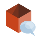 box,speech,bubble icon