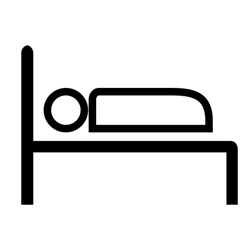 Bed svg vector icon