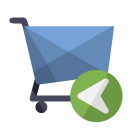 shoping,cart,left icon