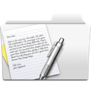folder, textedit icon