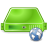 server,web,green icon