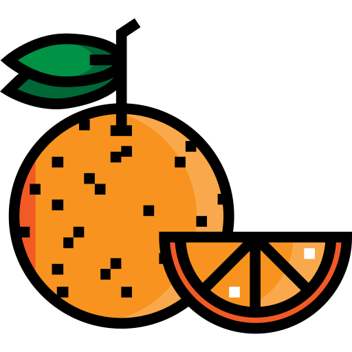 A Mandarin Orange svg vector icon