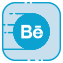 behance, logo, media, social svg vector icon