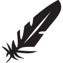 feather, feathercoin, ftc svg vector icon