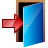 close, delete, door, exit, log out, logout, remove icon