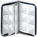 book, cd, vide icon