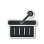 basket, shopping, sticker icon