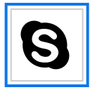 logo, media, skype, social svg vector icon