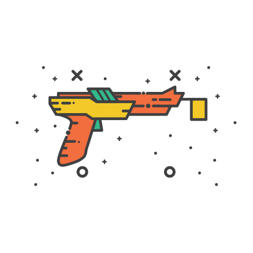 Toy Gun svg vector icon