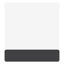 general, hdd, white icon
