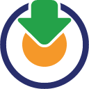load,download,descending,fall,decrease,down,descend icon