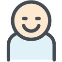 avatar, general, human, office, person, smile, user svg vector icon