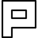 blogging, line-, micro, networking, plurk, social svg vector icon