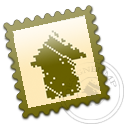 designbump,stamp,postage icon
