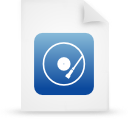 blue, document, file, paper icon