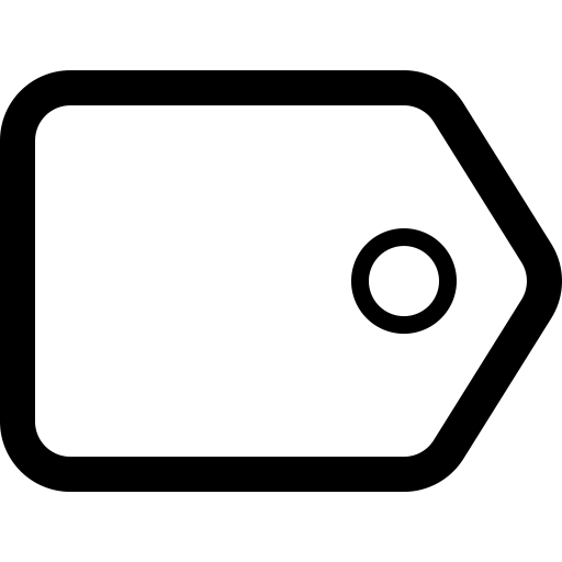 Tag svg vector icon