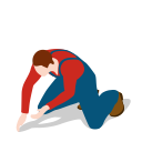 farm, farmer, gathering, male, man, people svg vector icon