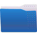 blue, folder icon