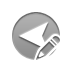 arrowhead,left,pencil icon