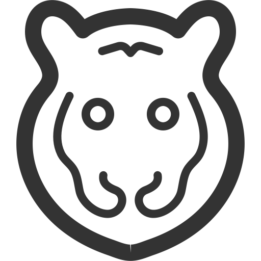 Tiger svg vector icon
