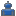 blue, bot, plain icon