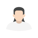 guy, long hair, man, user svg vector icon