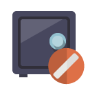 safety,box,cancel icon
