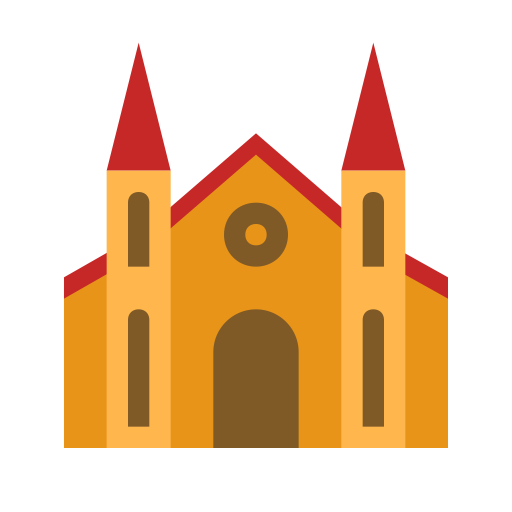 Cathedral svg vector icon