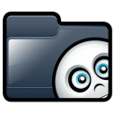folder,ghost icon