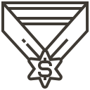 asset, award, loan, medal, pawnshop, prize, winner svg vector icon