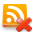 rss,delete,del,remove,subscribe,feed icon