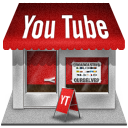 shop, youtube icon