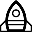 exploration, mission, nasa, rocket, space, vehicles svg vector icon