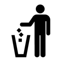 trash,recycle,bin,garbage,recycle bin icon
